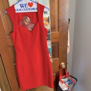 Red dress